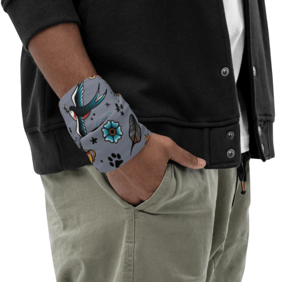 Artful Dogster morf - face covering and headband - Pup Chic Boutique