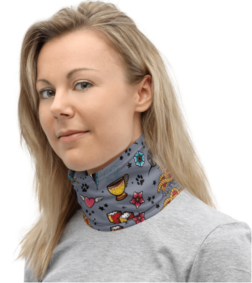 Artful Dogster morf - face covering and headband - Pup Chic Boutique