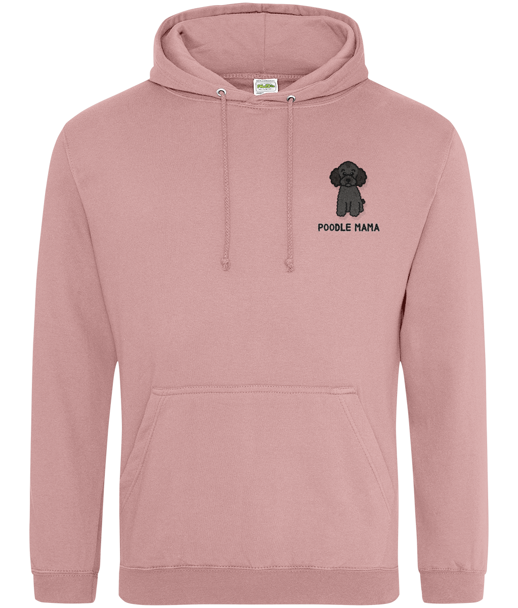 Blue poodle mama hoodie - Oodles of Poodles - Pup Chic Boutique