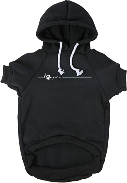 Bespoke dog hoodie - Black - Pup Chic Boutique