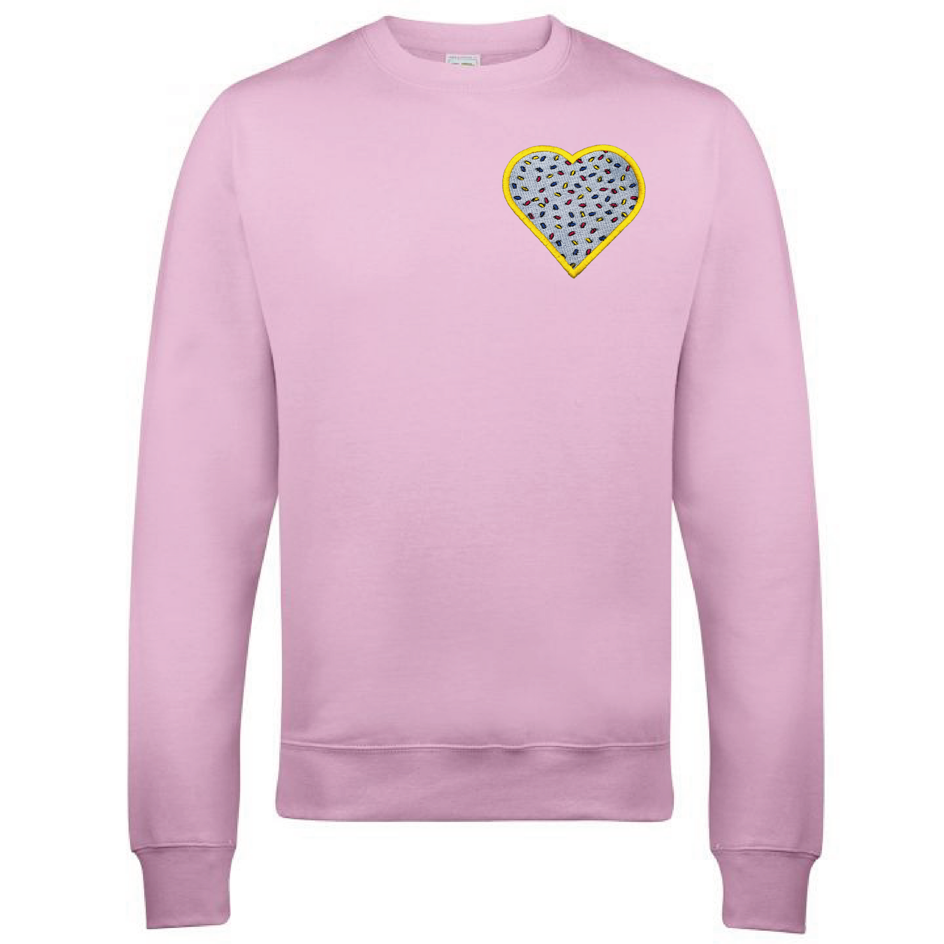 blue sprinkles for days matching embroidered sweater