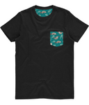 lazy sloth matching pocket t-shirt