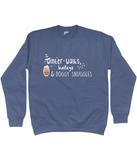 winter walks, baileys and doggy snuggles sweater