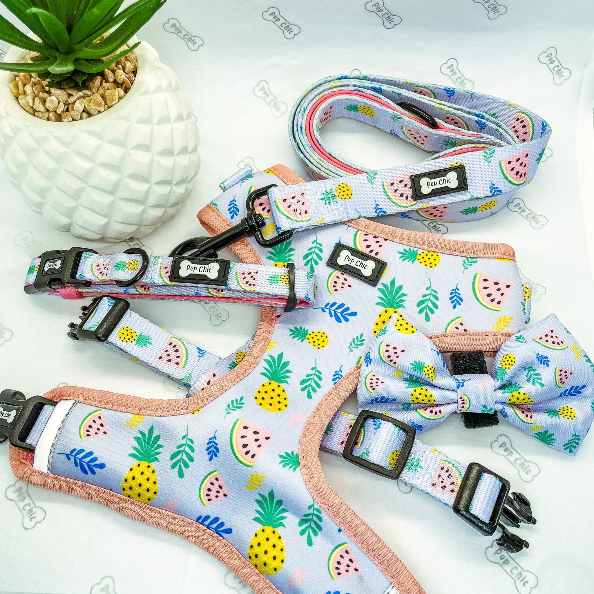 Cutie Fruity Adjustable Dog Harness – Final Clearance (Only Size XL Left!) - Pup Chic Boutique