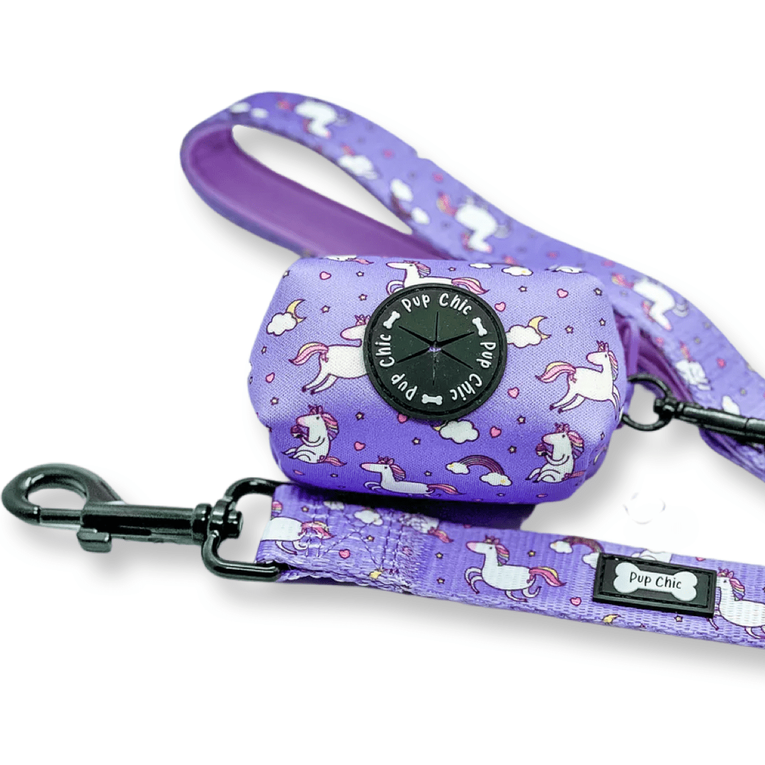 Daydreams and Unicorns Poo Bag Holder - Pup Chic Boutique