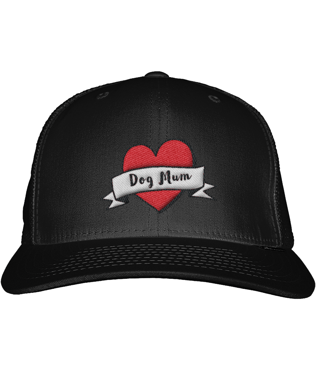 Dog Mum Heart Tattoo Trucker Cap - Pup Chic Boutique