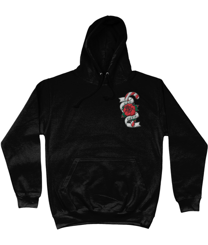 Dog Mama Christmas tattoo embroidered hoodie - Pup Chic Boutique