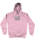 dog mama hearts embroidered hoodie