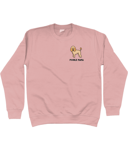 Apricot poodle mama sweatshirt - Pup Chic Boutique