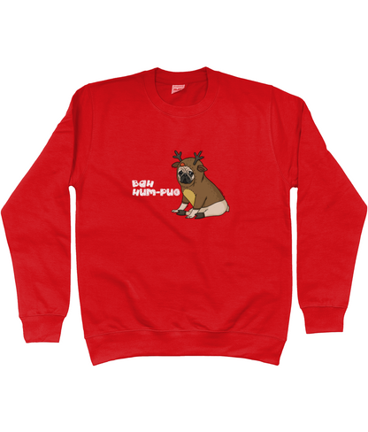 Bah Hum-Pug Christmas jumper - Pup Chic Boutique