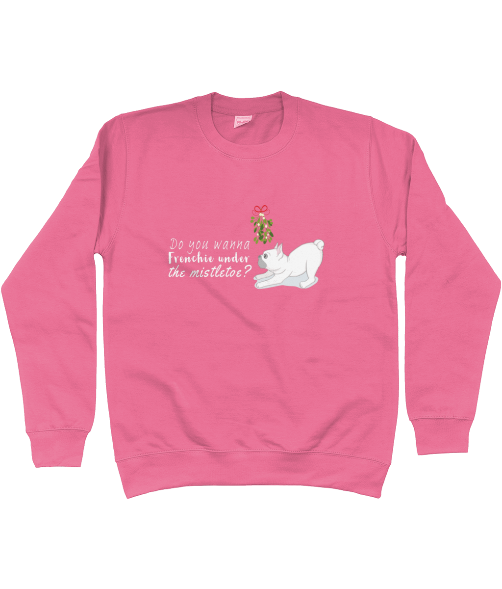 Frenchie kiss Christmas jumper - Pup Chic Boutique
