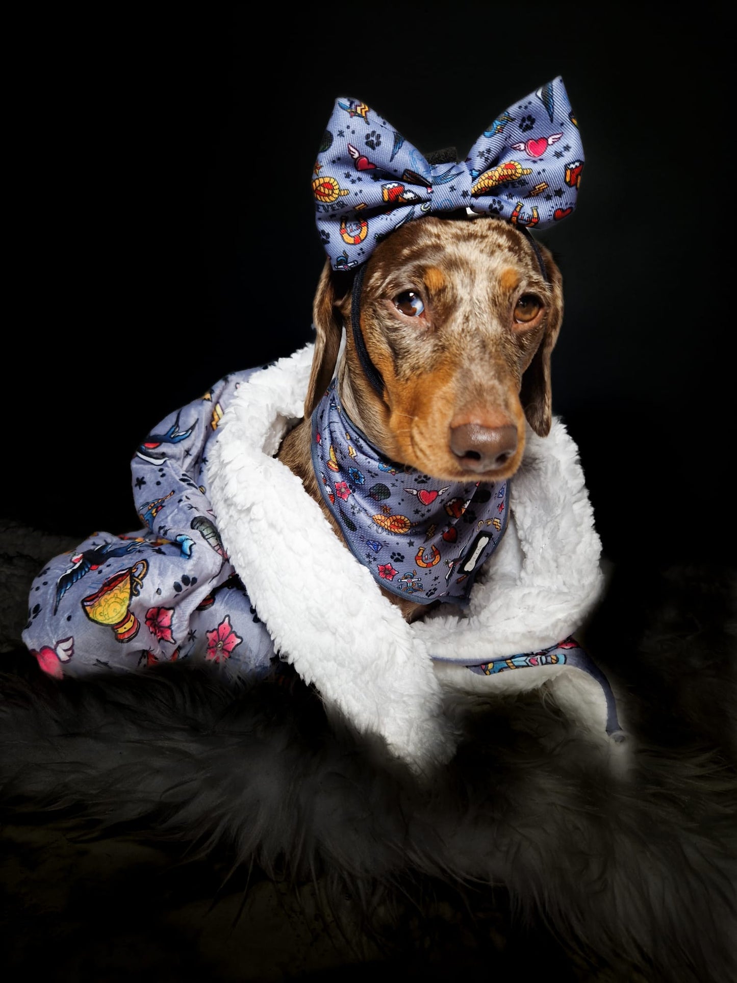 Artful Dogster blanket - fleece dog blanket