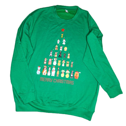 Ultimutt Christmas jumper green - Pup Chic Boutique