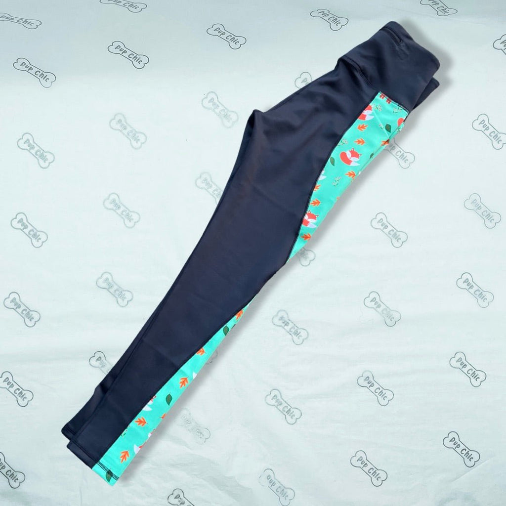 Inquisitive Fox matching leggings - Pup Chic Boutique