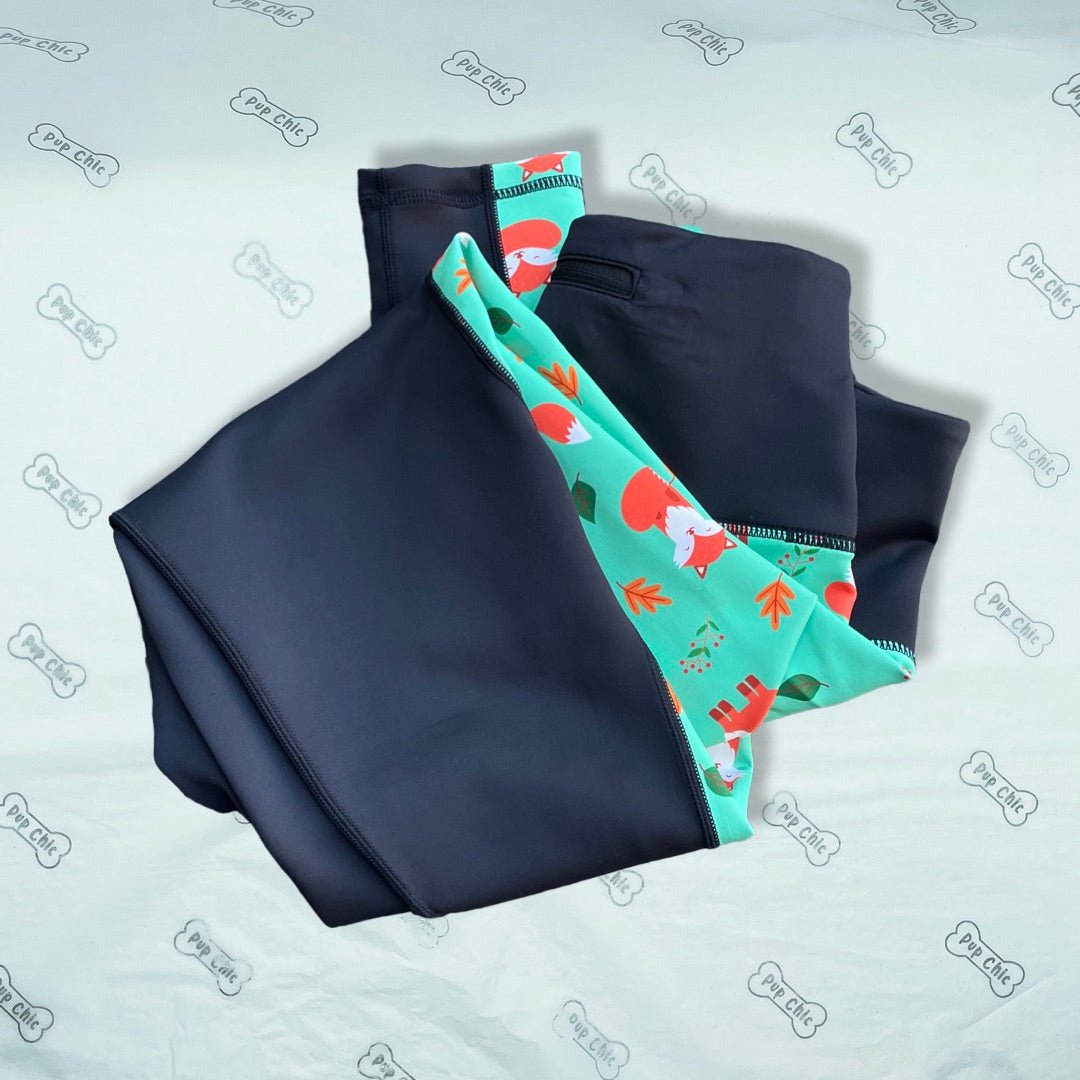 Inquisitive Fox matching leggings - Pup Chic Boutique
