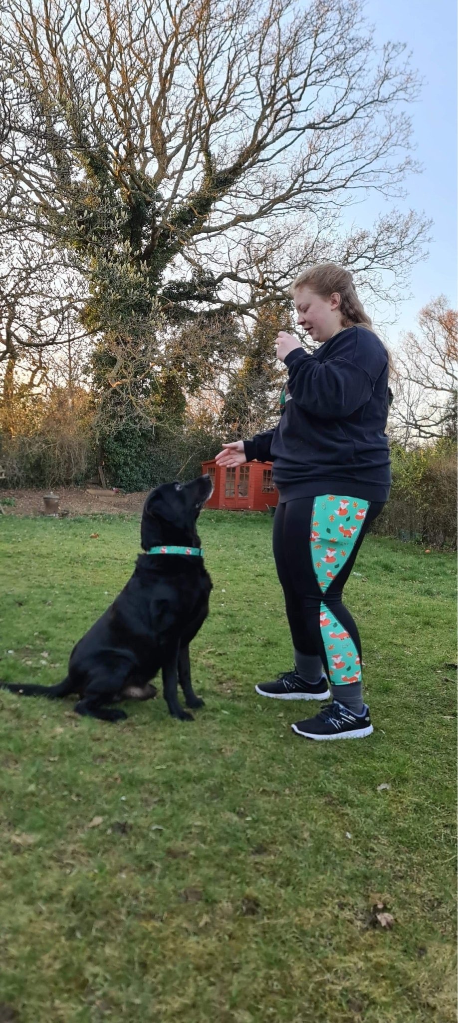 Inquisitive Fox matching leggings - Pup Chic Boutique