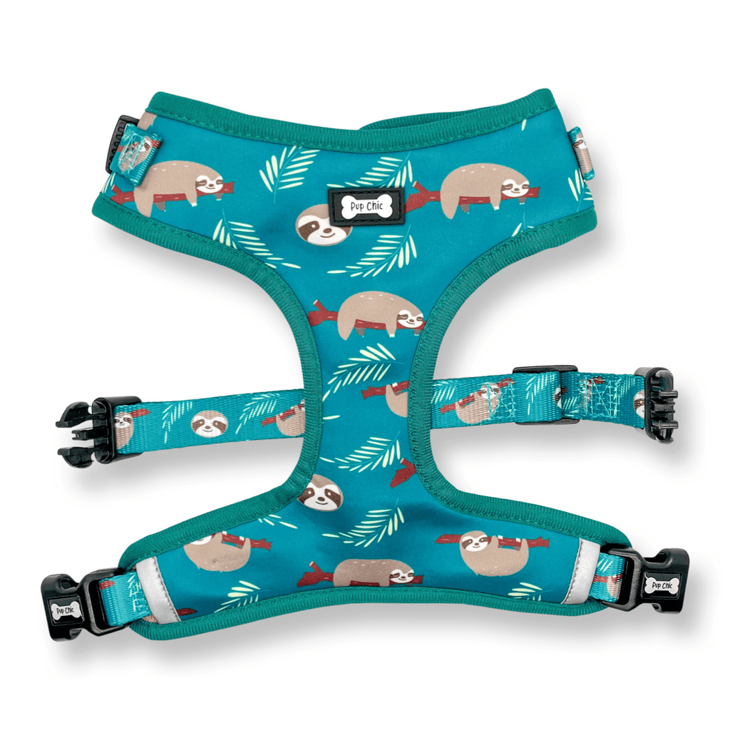 Lazy Sloth Puppy Harness – XXS Size for Tiny Breeds 🦥💚 - Pup Chic Boutique