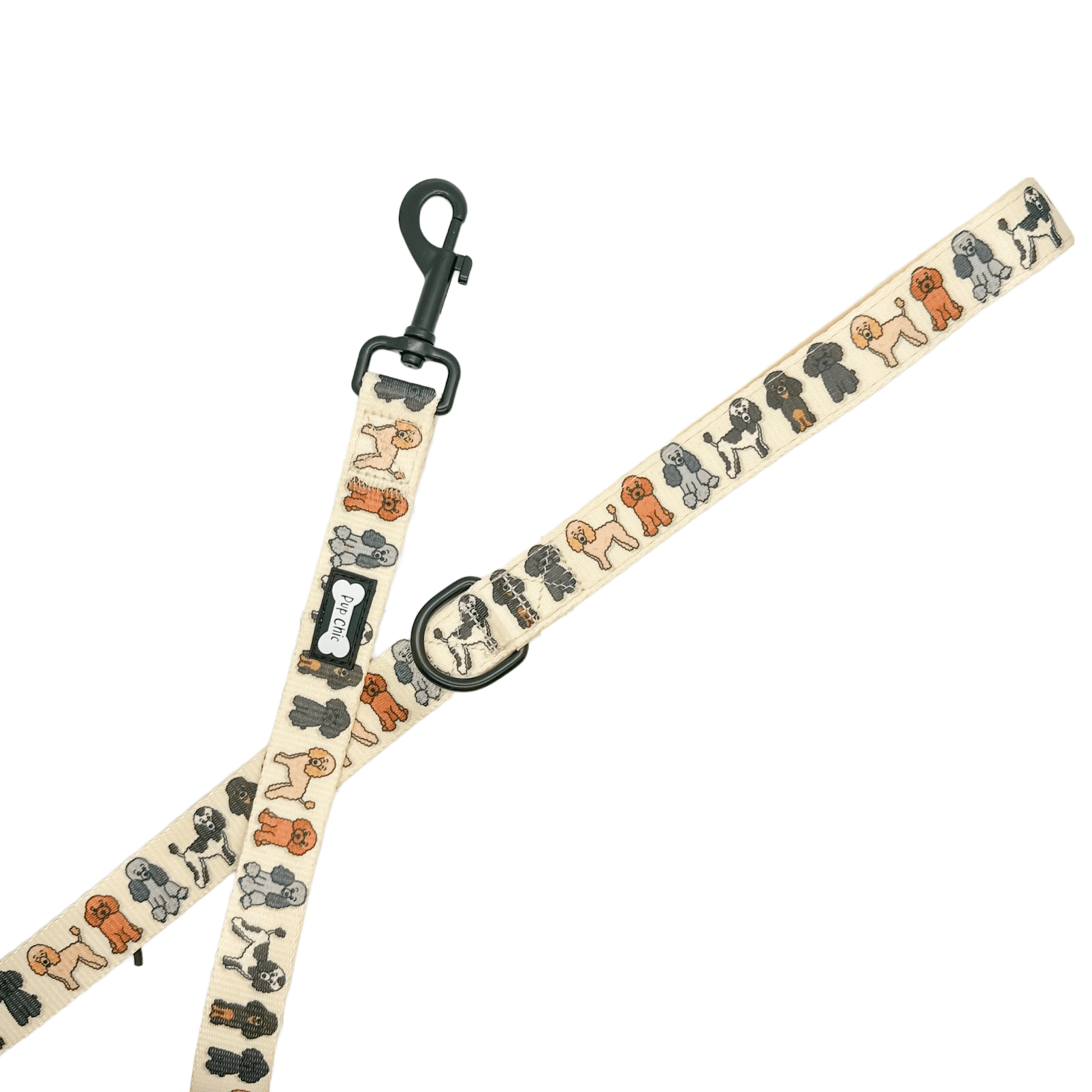 Oodles of Poodles 5ft dog lead - Pup Chic Boutique