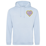 sprinkles for days pink embroidered hoodie