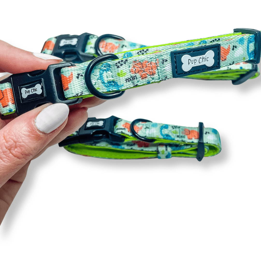 Prehistoric Pup Puppy XS Collar - Pup Chic Boutique