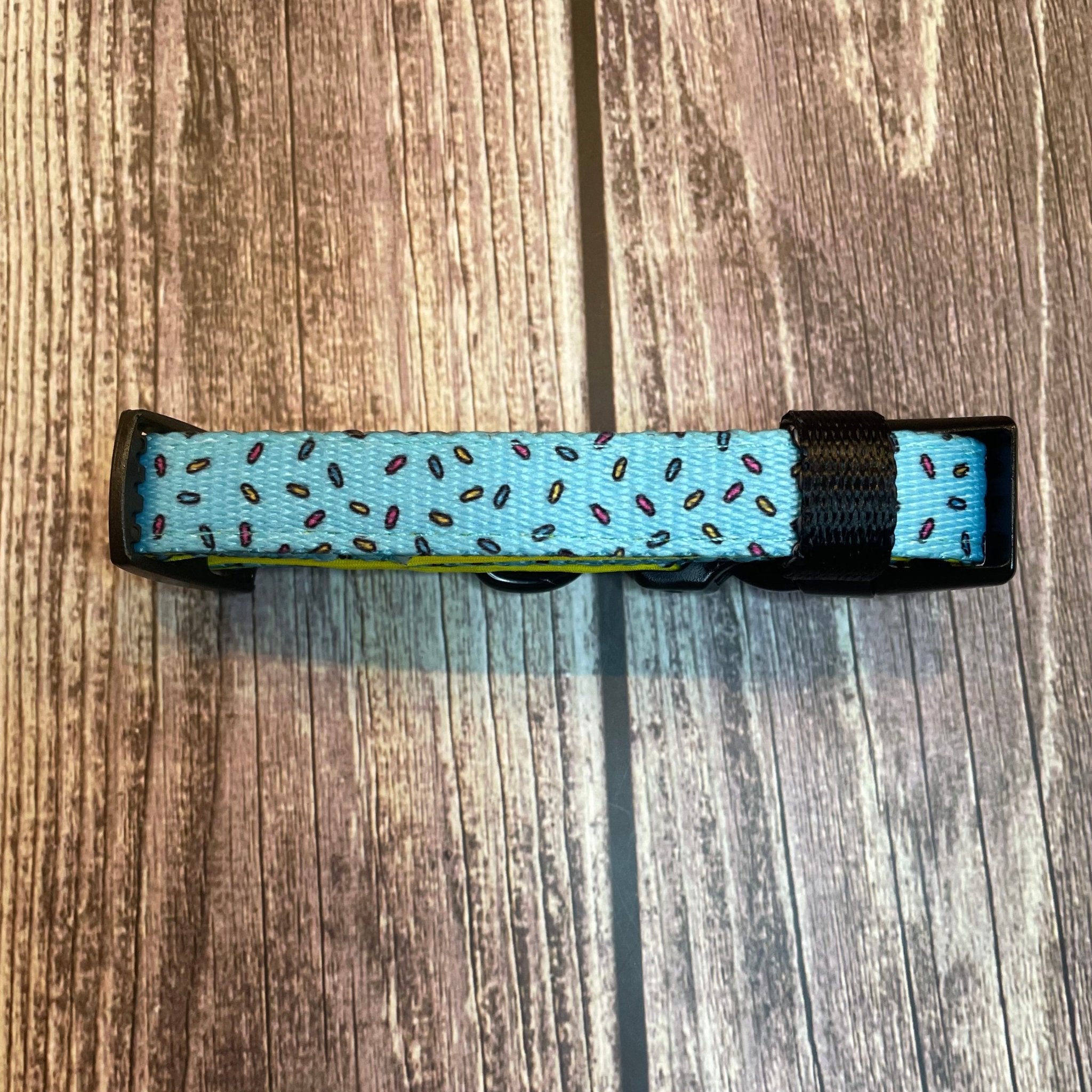 Sprinkles For Days Collar - pink or blue sprinkles dog collar - Pup Chic Boutique
