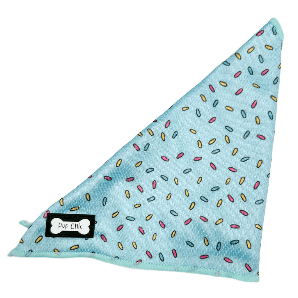 Sprinkles For Days Cooling Bandana - Blue - Pup Chic Boutique