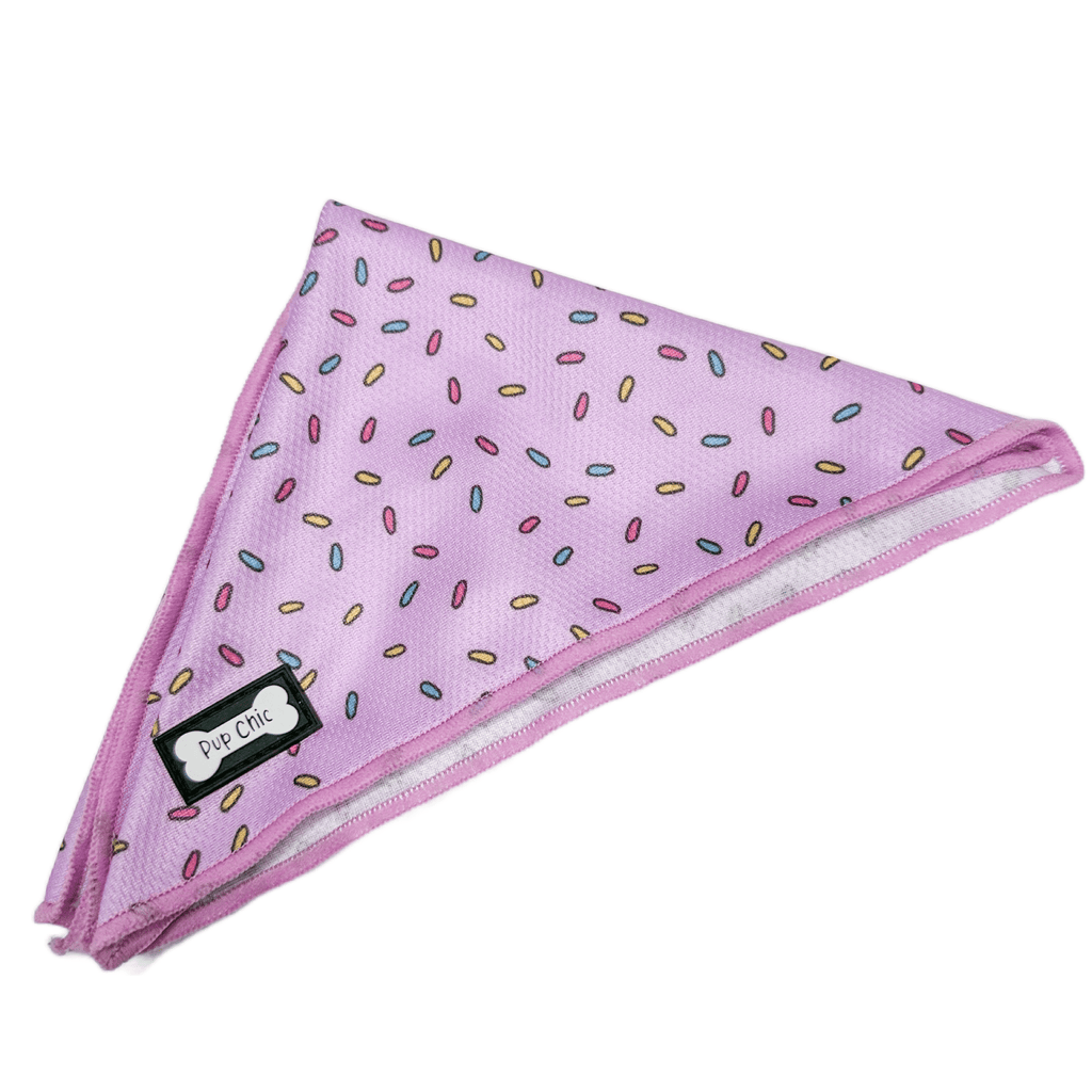 Sprinkles For Days Cooling Bandana - Pink - Pup Chic Boutique