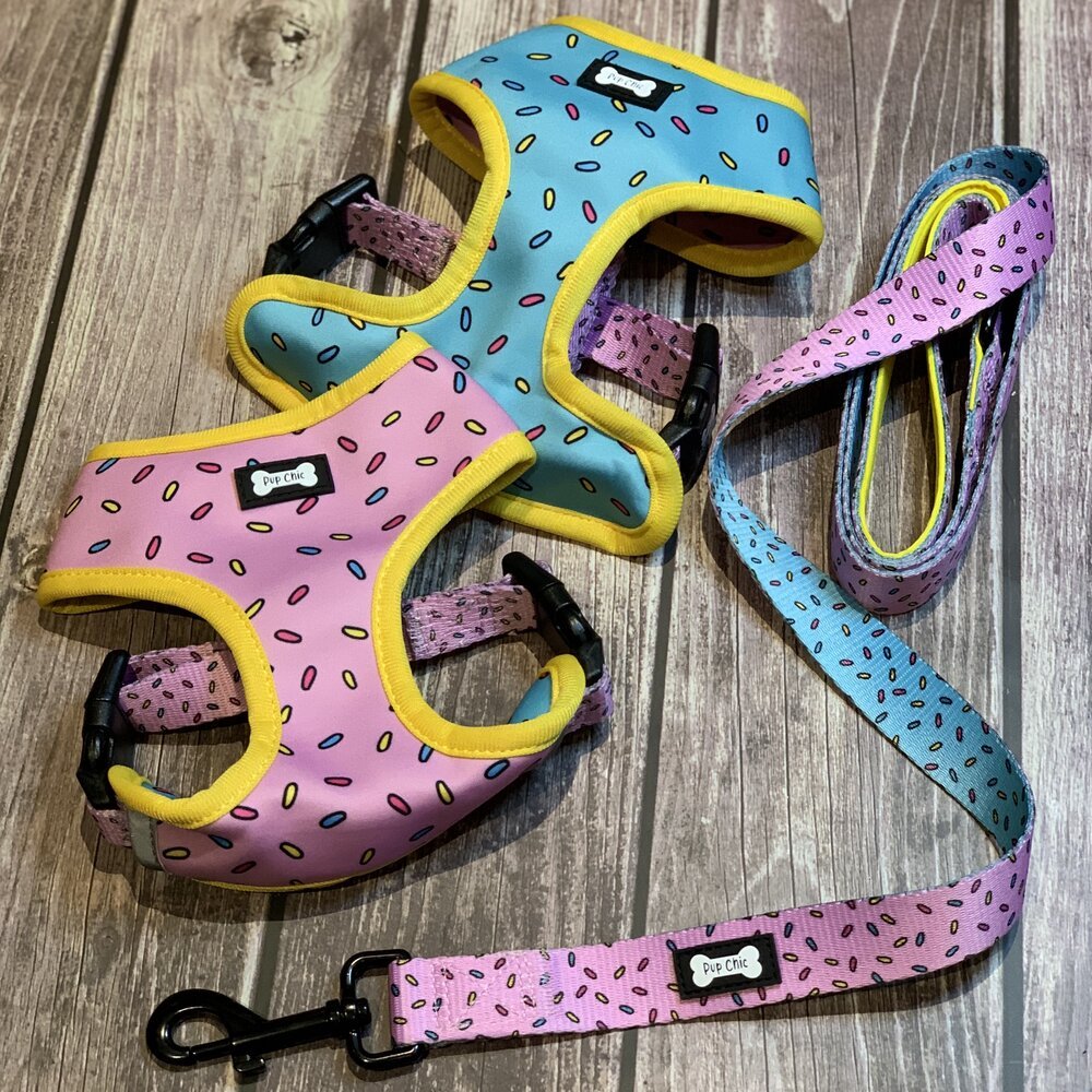 Sprinkles for Days reversible harness - Pup Chic Boutique