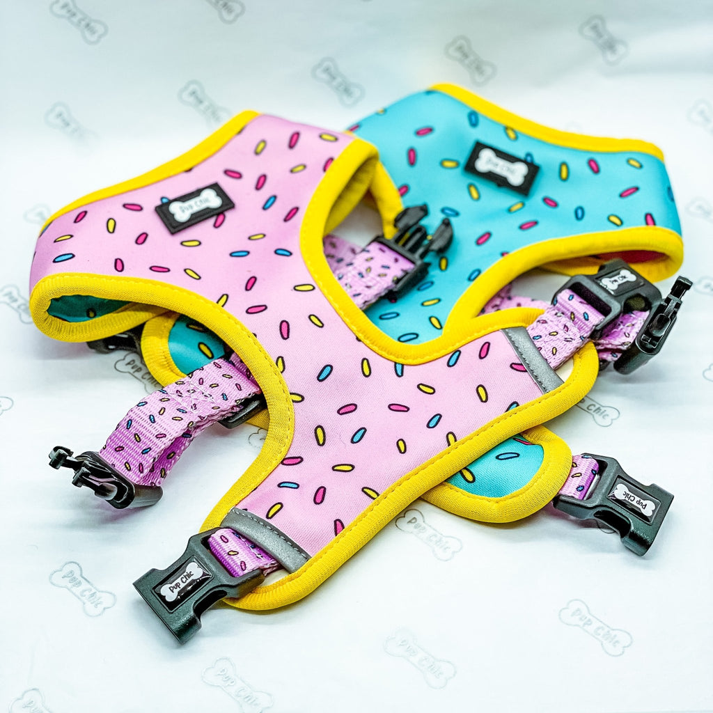 Sprinkles for Days reversible harness - Pup Chic Boutique