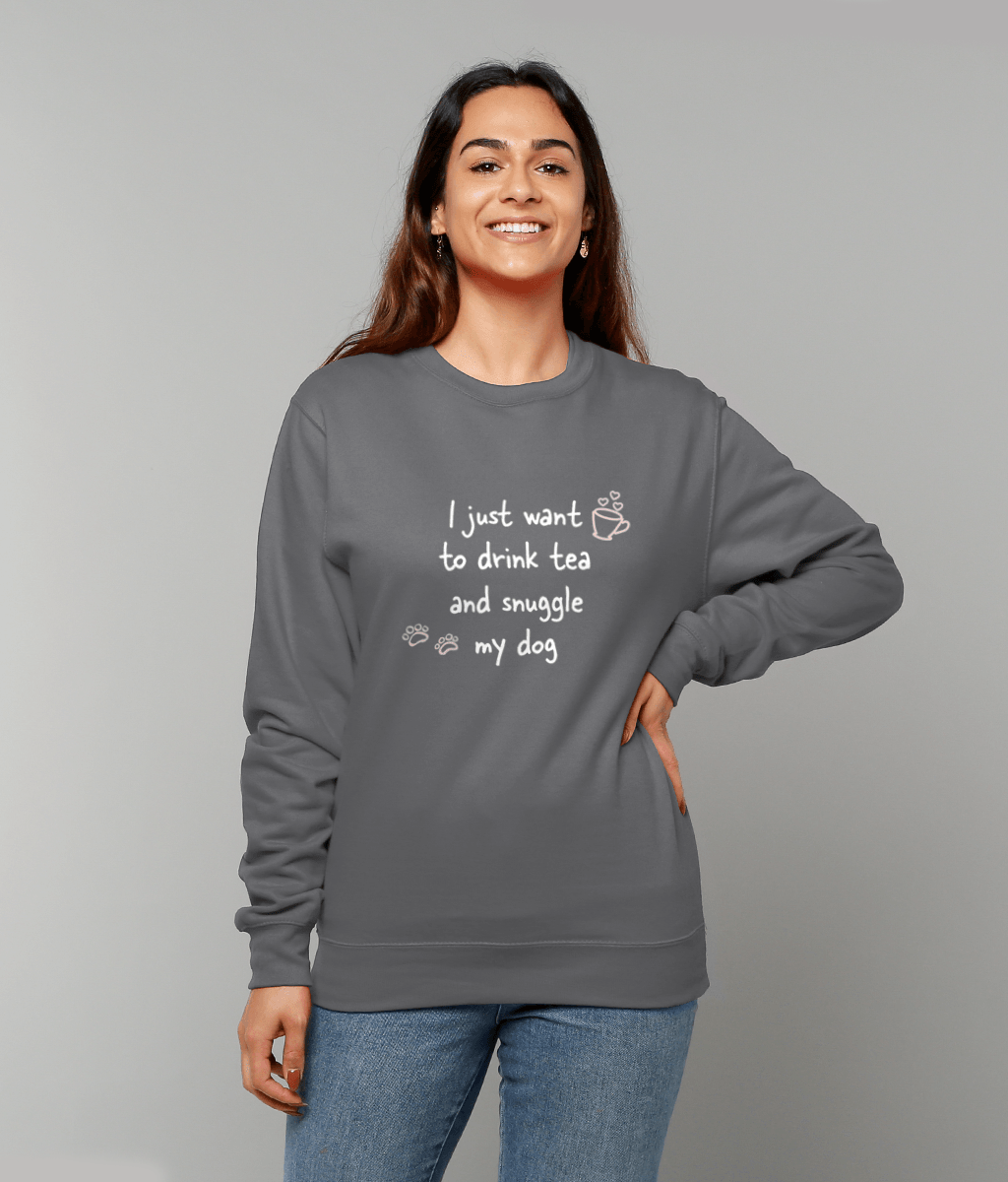 Tea and snuggles sweatshirt - Pup Chic Boutique