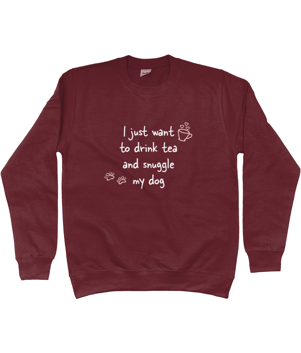 Tea and snuggles sweatshirt - Pup Chic Boutique