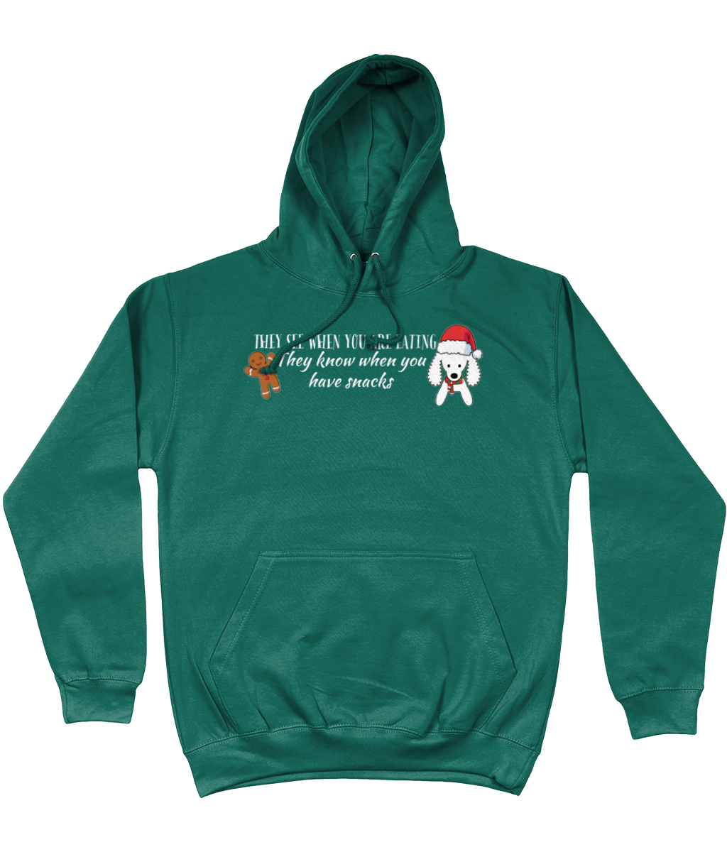 They See When You Are Eating Christmas hoodie - Pup Chic Boutique