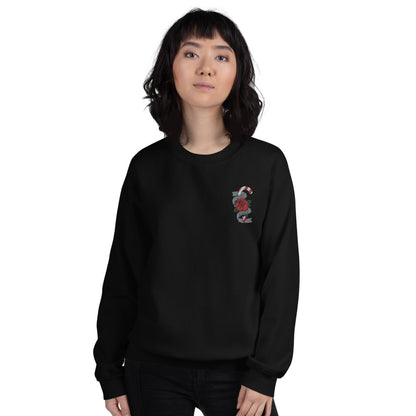 Dog Mama Christmas Tattoo embroidered sweatshirt - Pup Chic Boutique