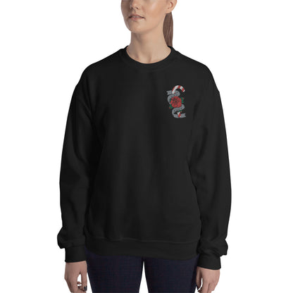 Dog Mama Christmas Tattoo embroidered sweatshirt - Pup Chic Boutique