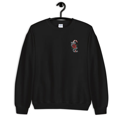 Dog Mama Christmas Tattoo embroidered sweatshirt - Pup Chic Boutique
