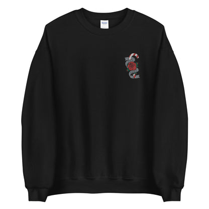Dog Mama Christmas Tattoo embroidered sweatshirt - Pup Chic Boutique