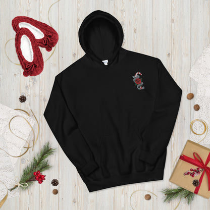 Dog Mama Christmas tattoo embroidered hoodie - Pup Chic Boutique