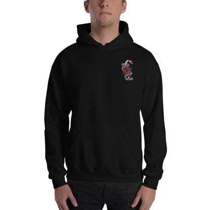 Dog Dad Christmas tattoo embroidered hoodie - Pup Chic Boutique