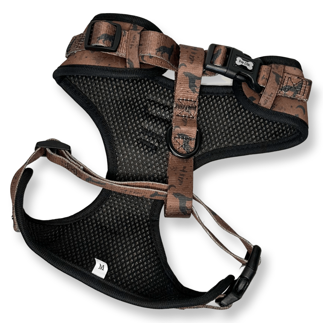 Wanderlust adjustable step - in harness - XXS puppy harness - Pup Chic Boutique